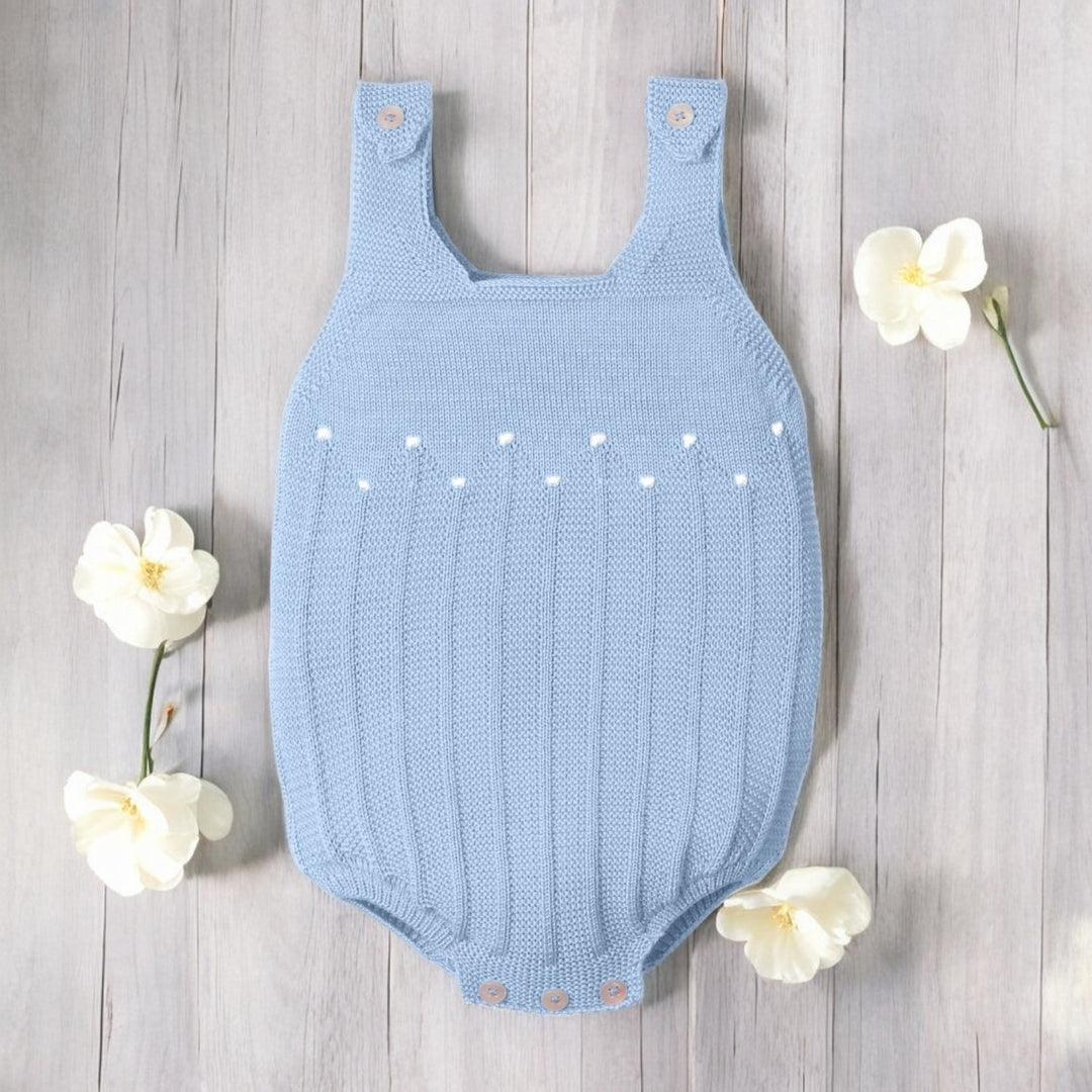 Mac Ilusion Blue Knitted Romper