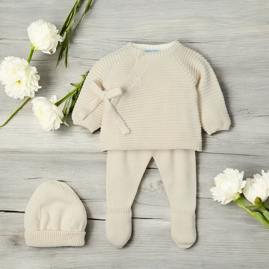 Mac IlusionOatmeal Knitted Three Piece Set
