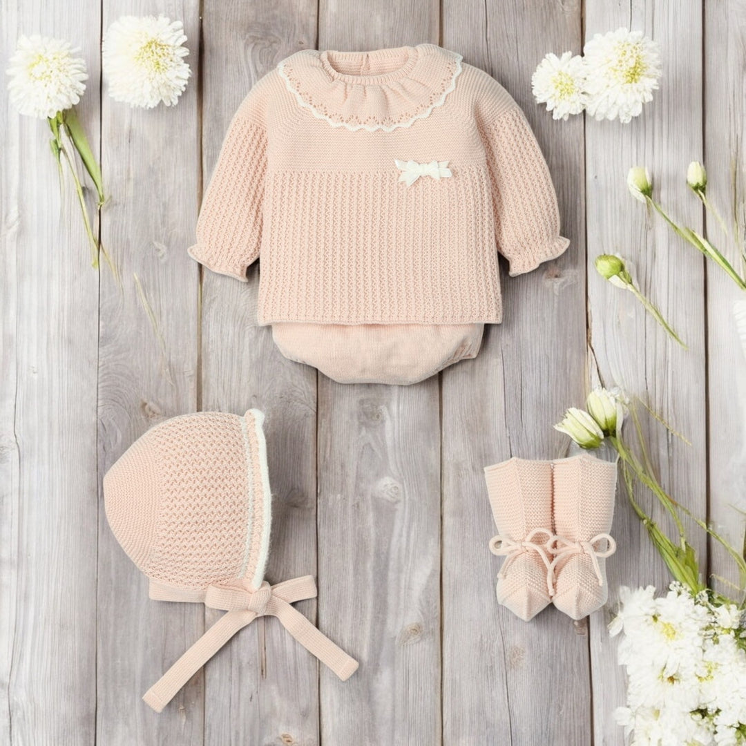 Mac Ilusion Nude & Cream Knitted Bloomer Set