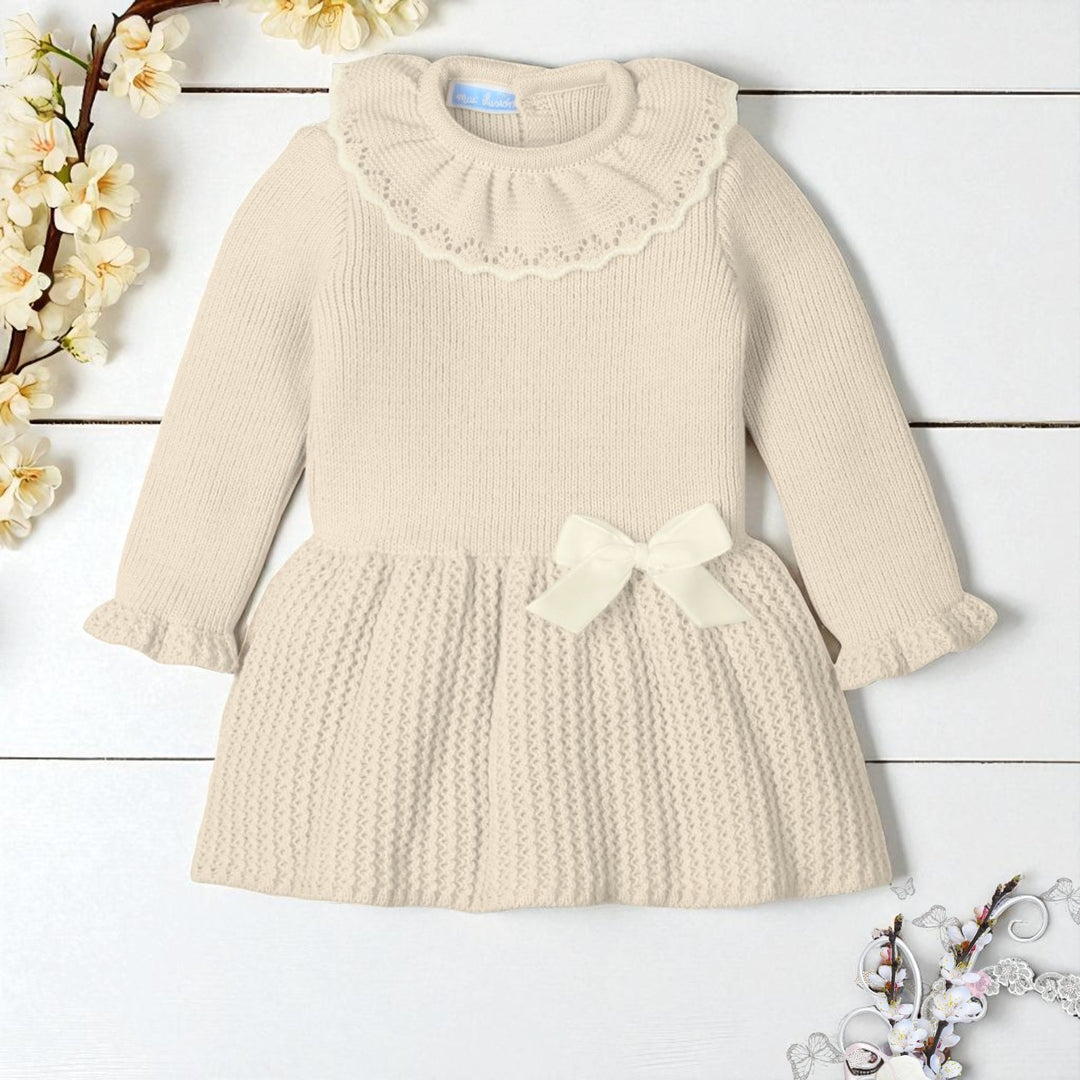 Mac Ilusion Oatmeal Knitted Dress