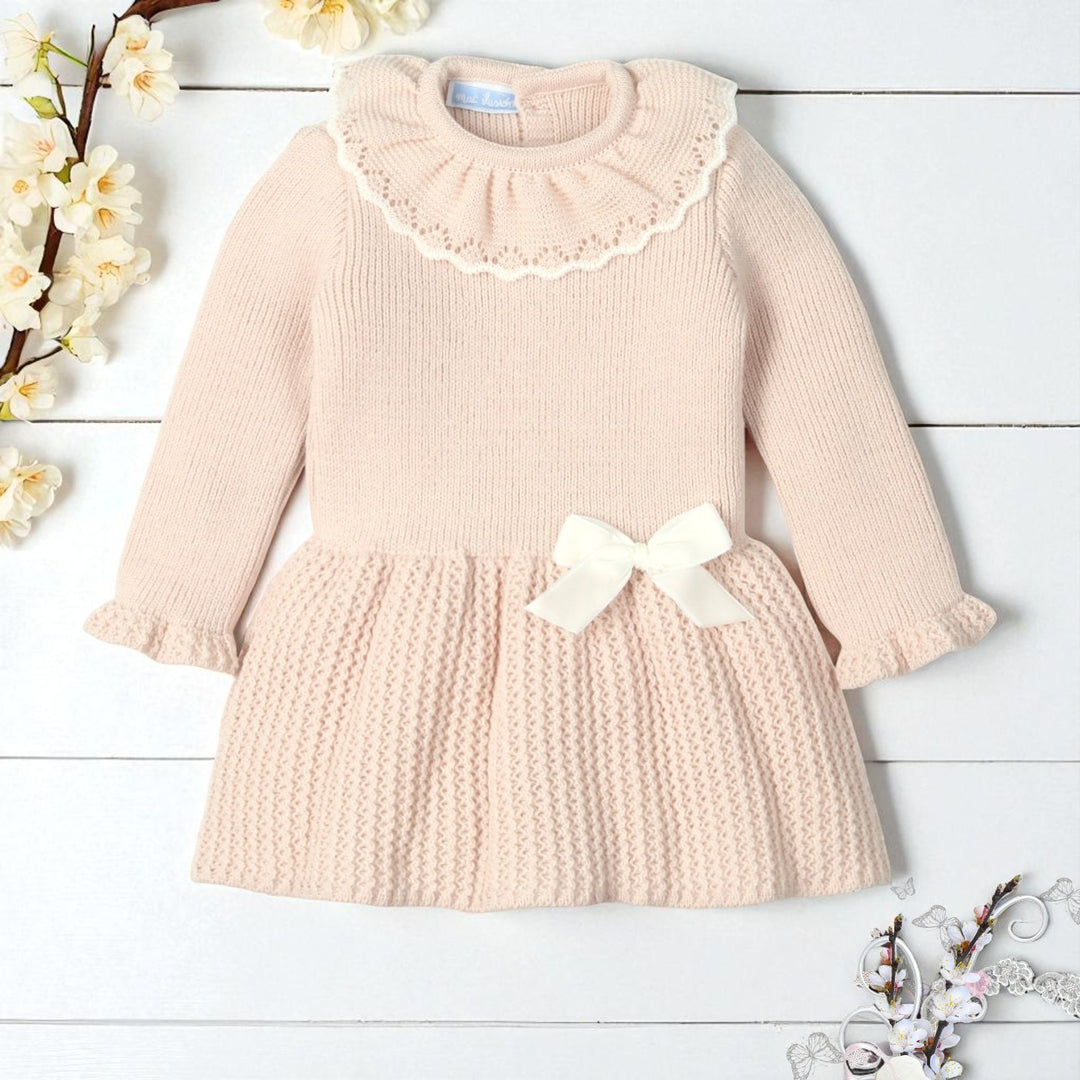 Mac Ilusion Nude & Cream Knitted Dress