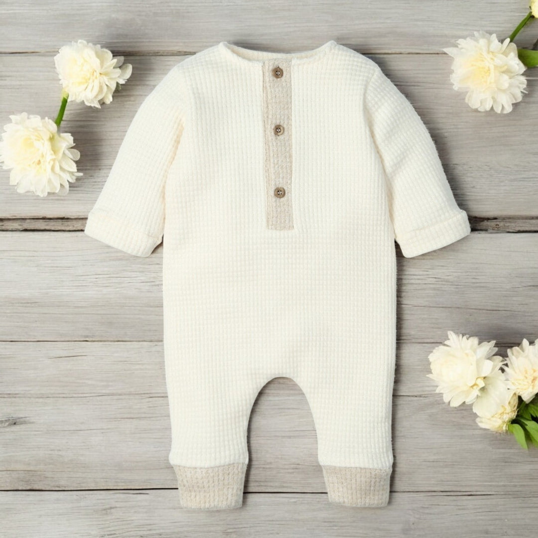 Mac Ilusion Cream & Beige Sleepsuit