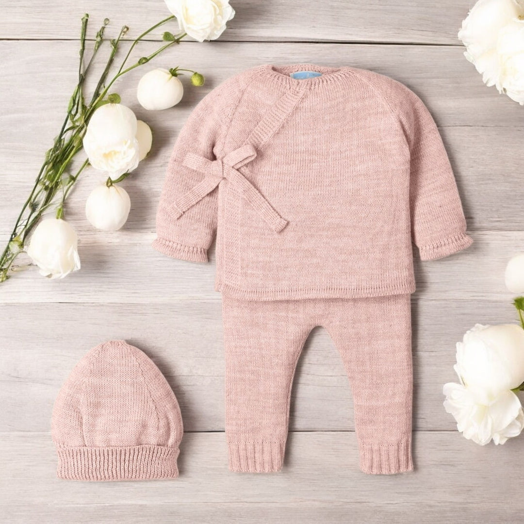 Mac Ilusion Vintage Pink Knitted Three Piece Set