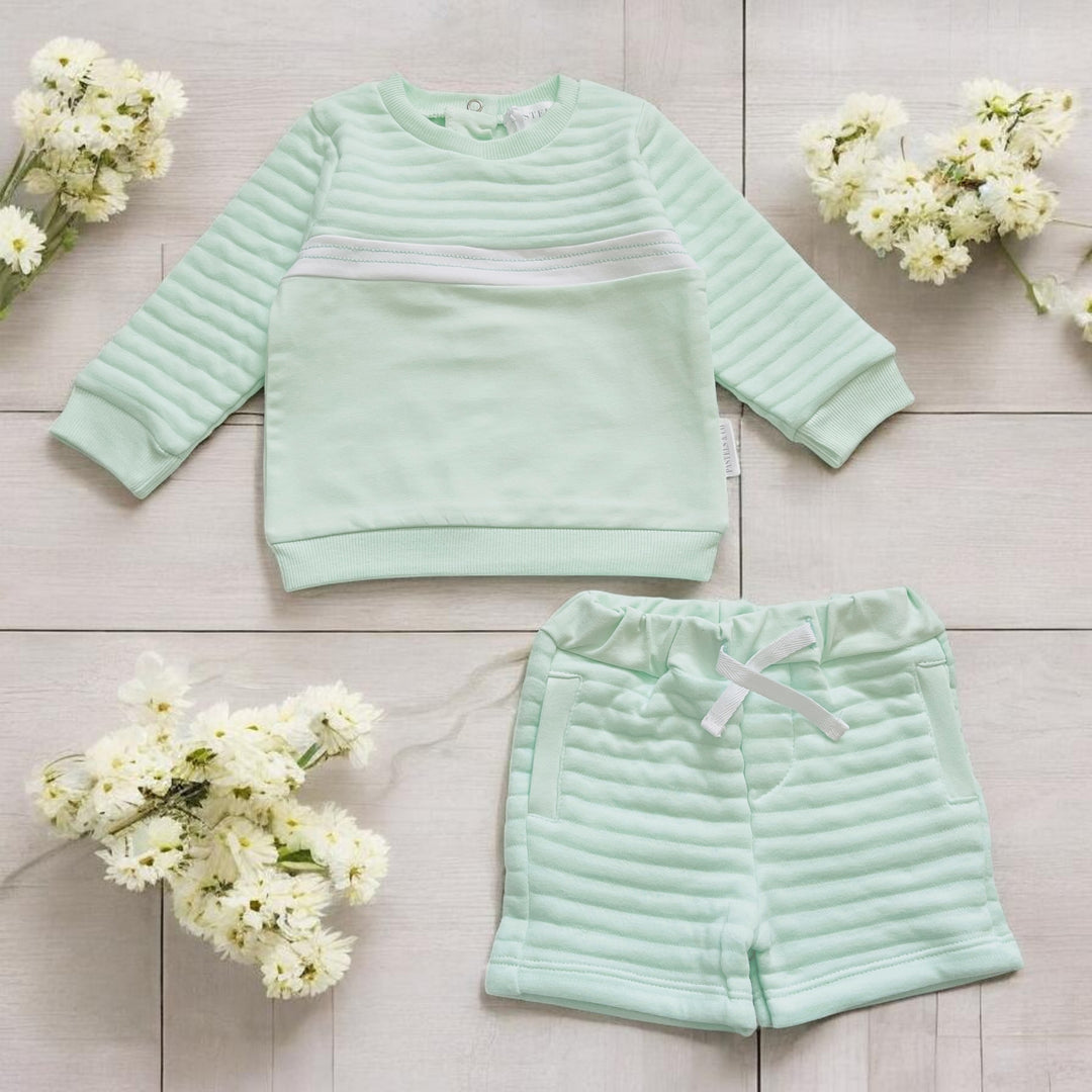 Pastels & Co "Benson" Mint Top & Shorts