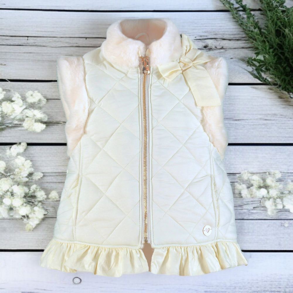 Miranda Cream Quilted Gilet