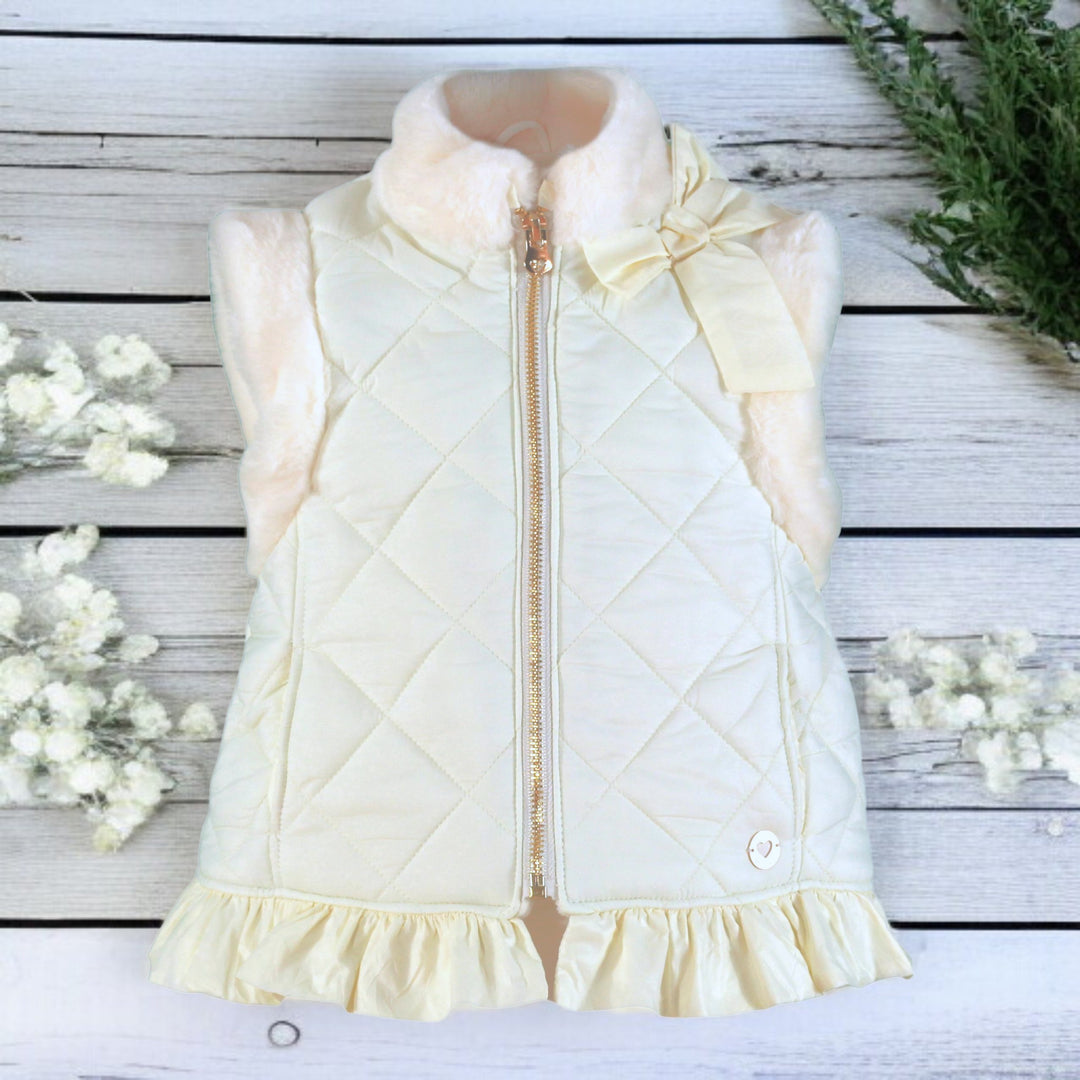 Miranda Cream Quilted Gilet