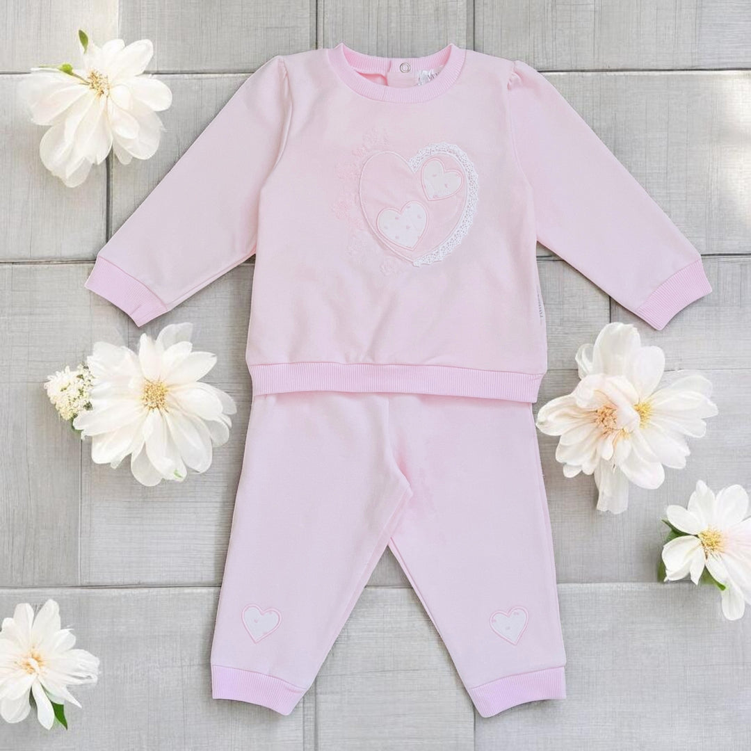 Pastels & Co "Cara" Pink Heart Leisure set