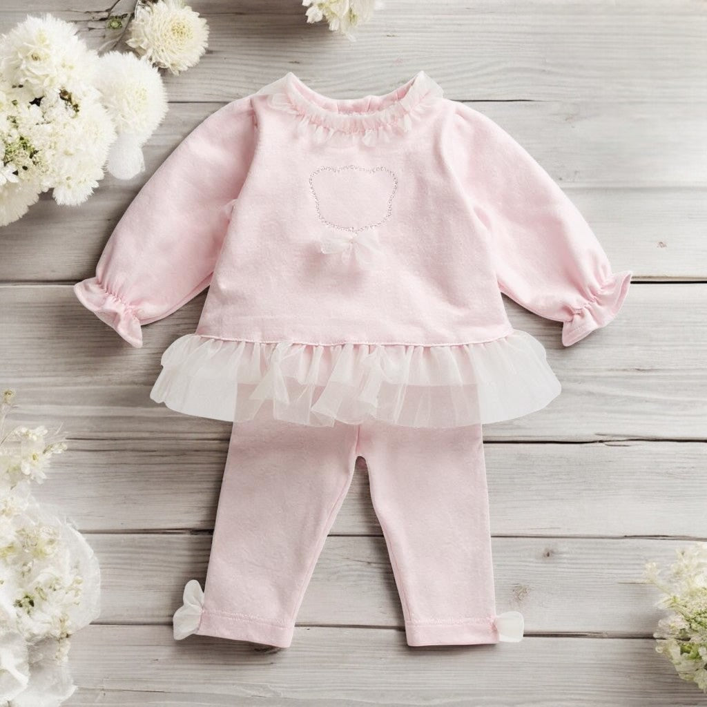 Deolinda Pink Tulle Leisure Set