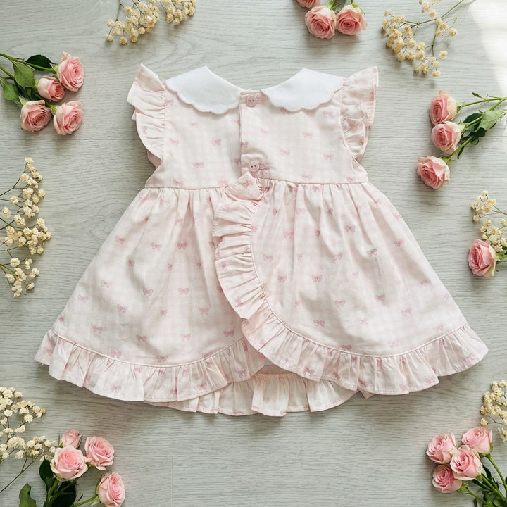 Deolinda Pink Gingham Dress & Bloomers