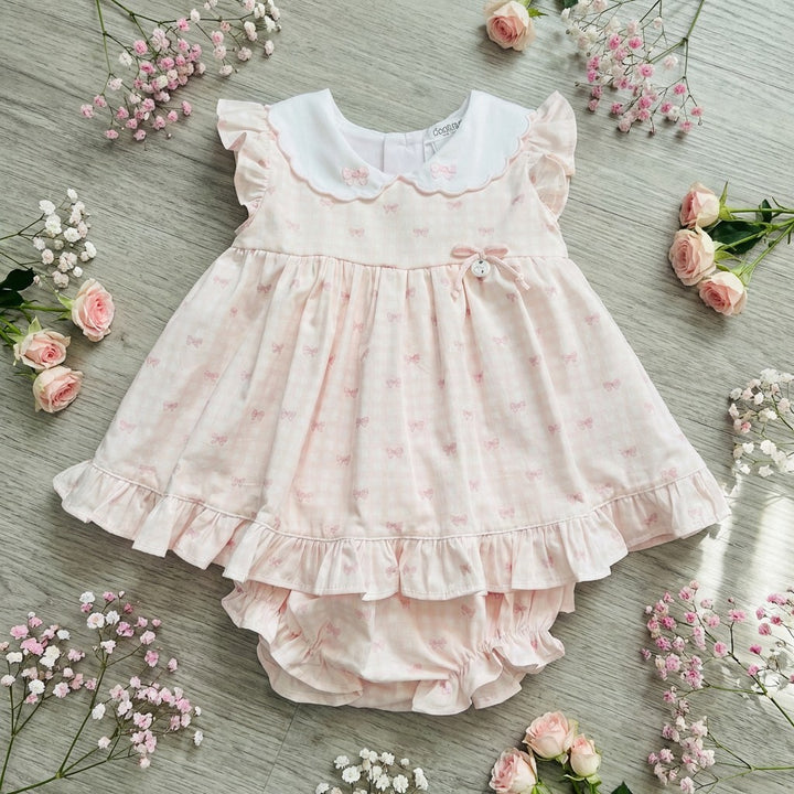Pink Gingham Dress & Bloomers