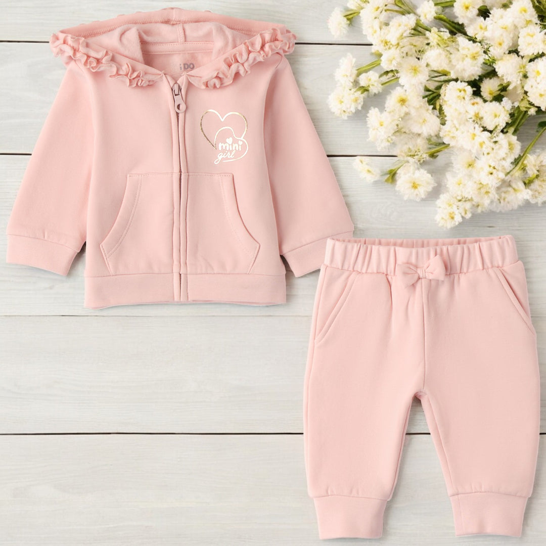 iDO Pink Hooded Leisure Set