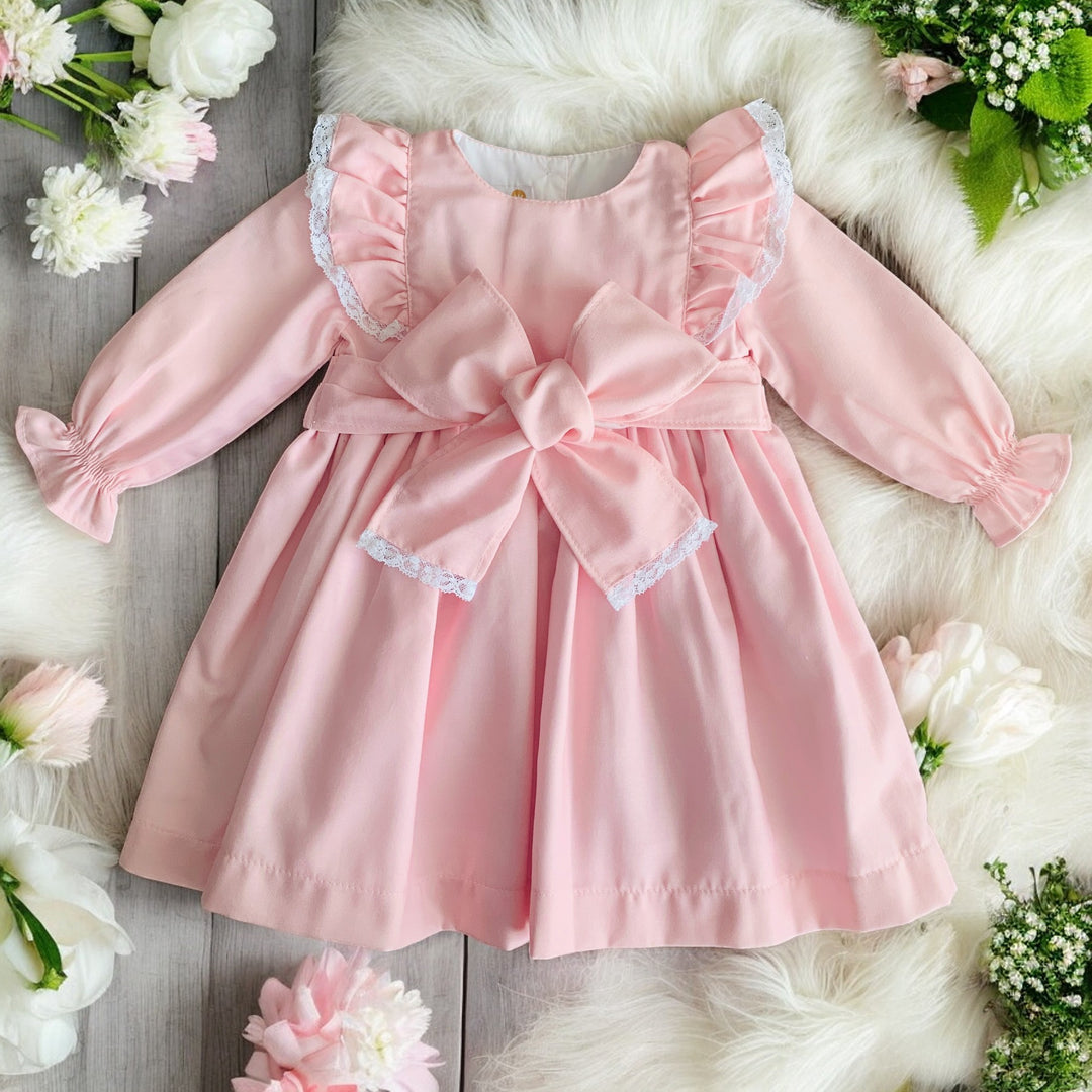 Pink Emily Ruffle Dress