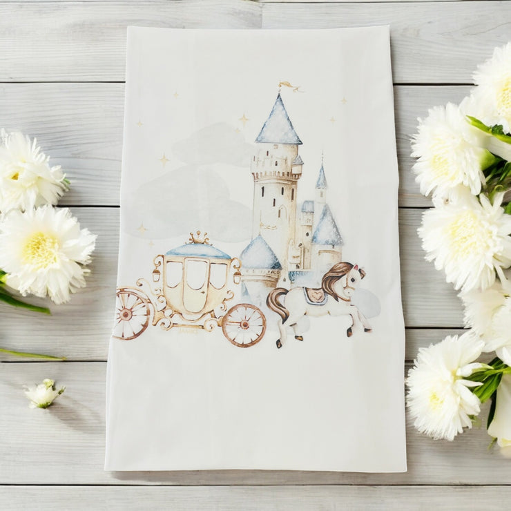 Ivory & Blue Fairytale Swaddle