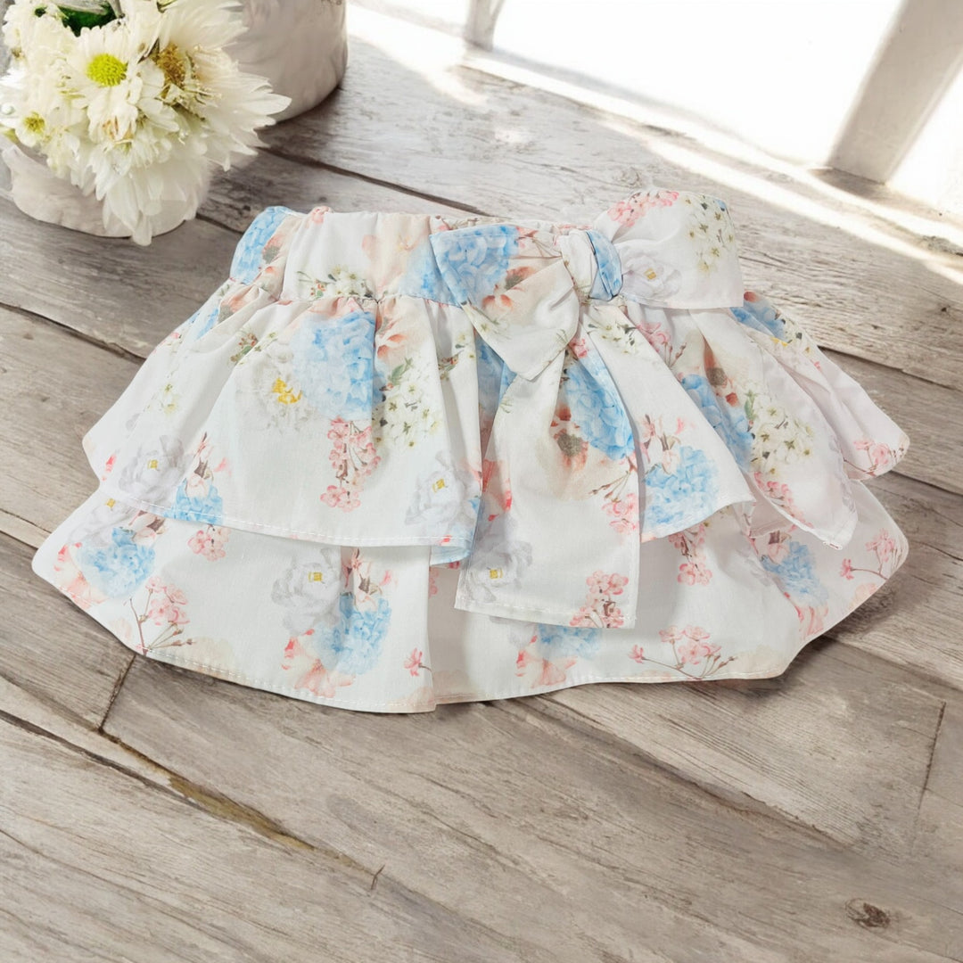 Puro Mimo Pastel Blue & Pink Floral Bloomers