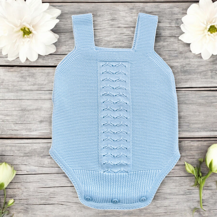 Artesania Granlei Blue Knitted Romper