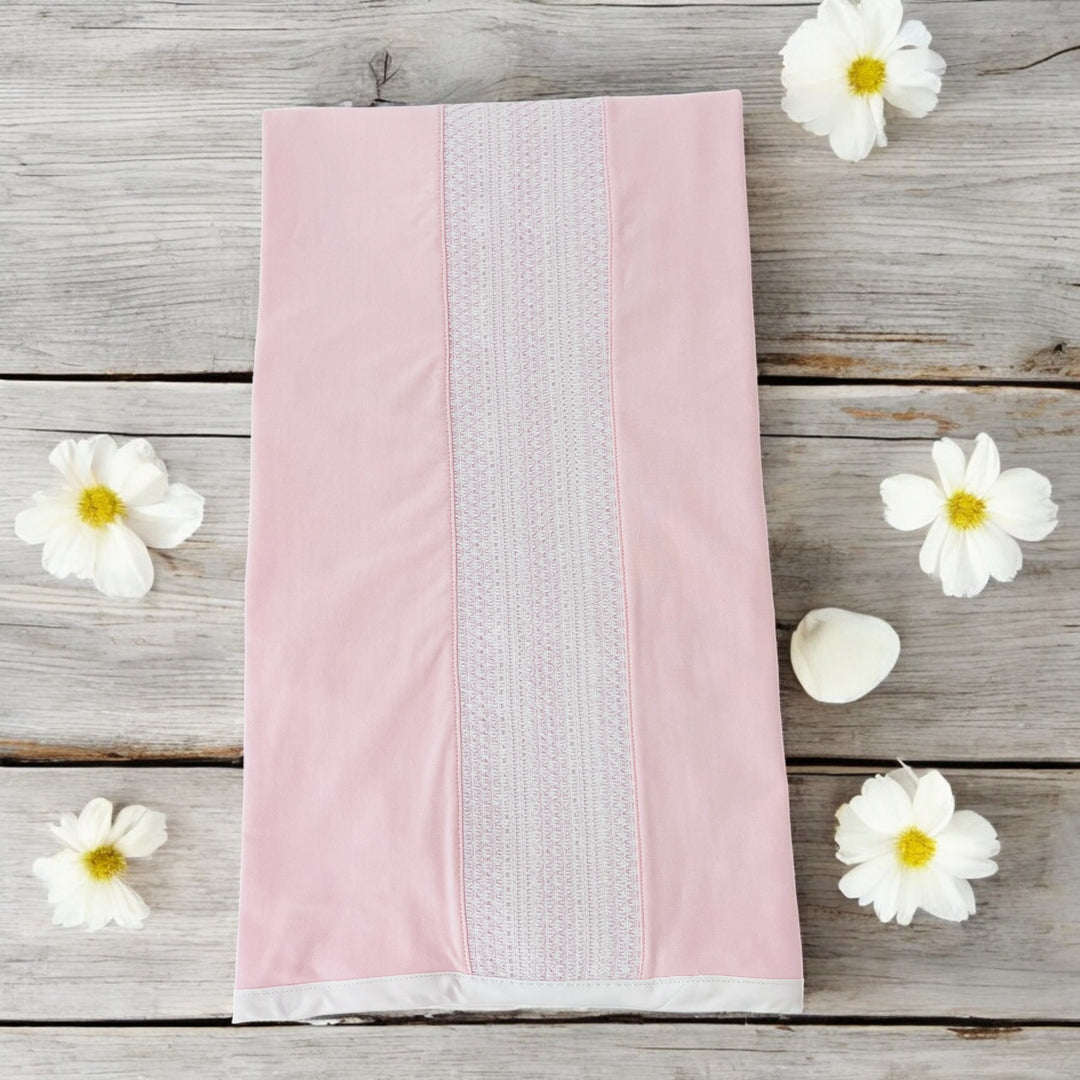 Deolinda Pink Smocked Swaddle 