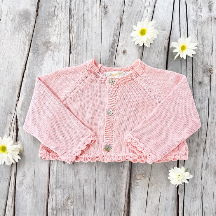 Rigola Little Rose Pink Organic Knitted Bolero