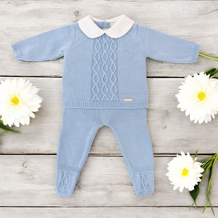 Rigola Organic Blue Knitted set