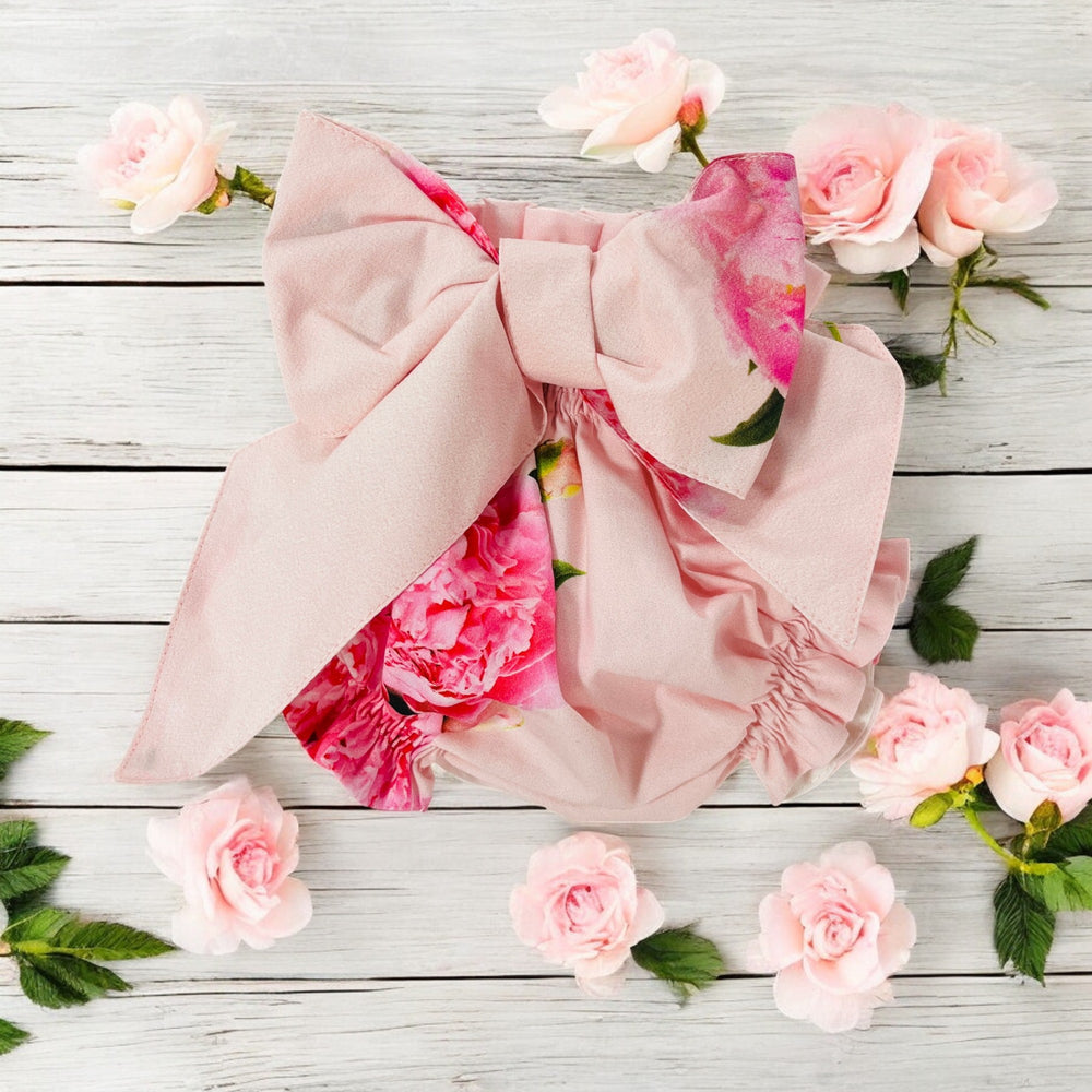 Pink Peonies Bloomers Back
