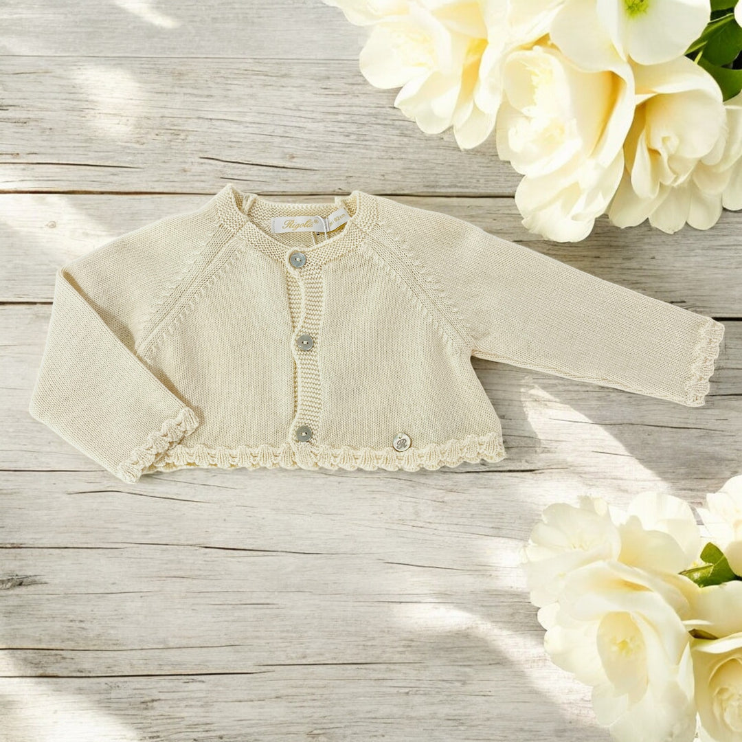 Rigola Oatmeal Organic Knitted Bolero