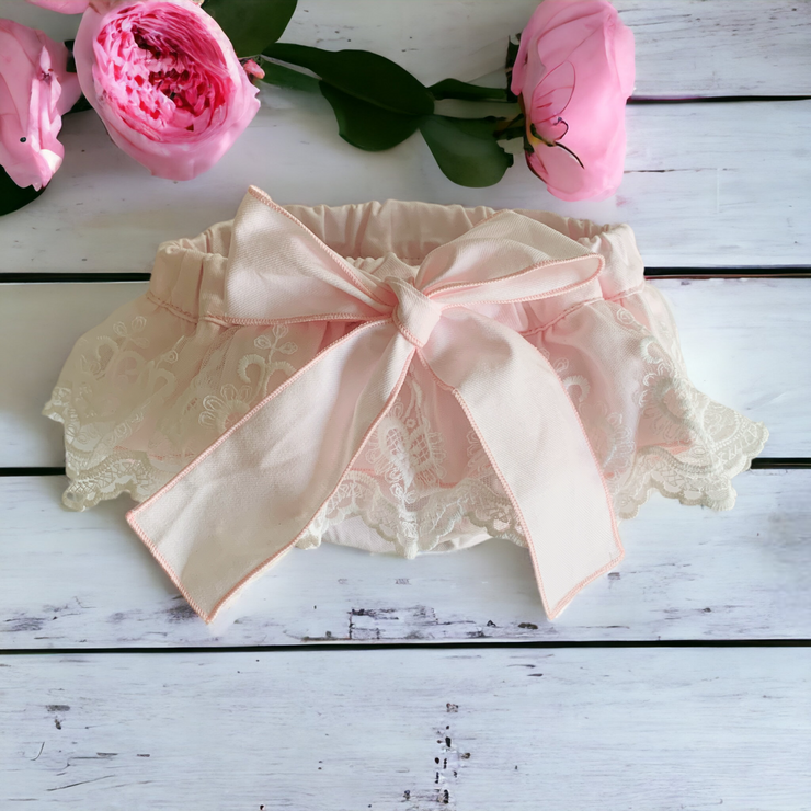 Pink Tulle Bloomers Back