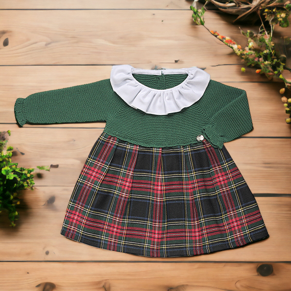 Green Half Knit Dress