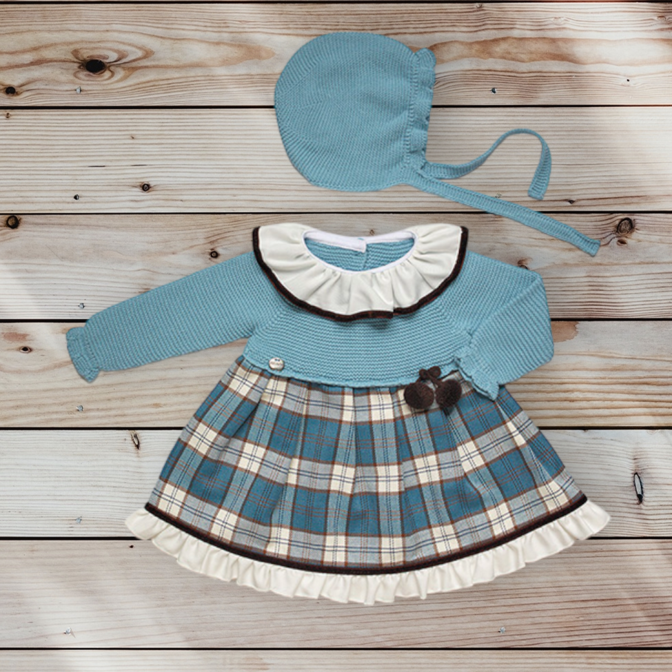 Blue plaid online baby dress