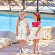Juliana Strawberry Pink Half Knit Dress 2