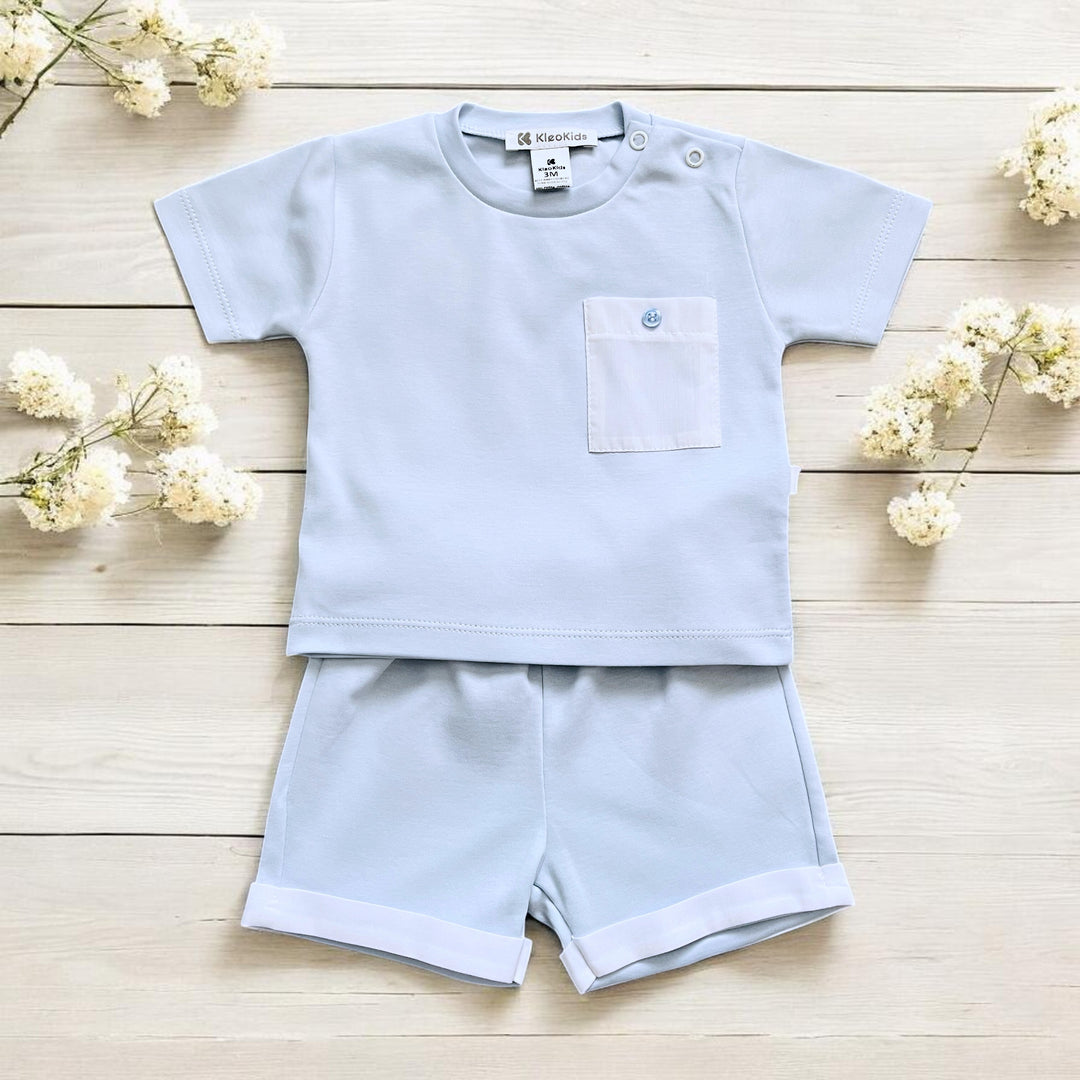 Kleo Kids Blue T-shirt & Shorts