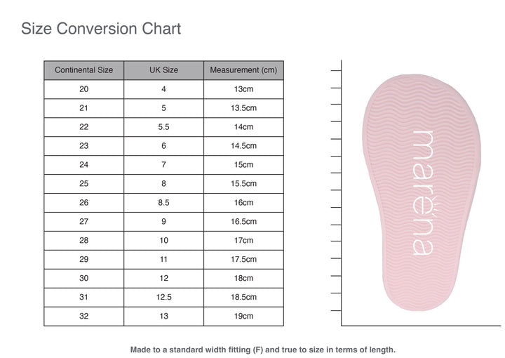 Marena Clear & White Jelly Sandals sizing