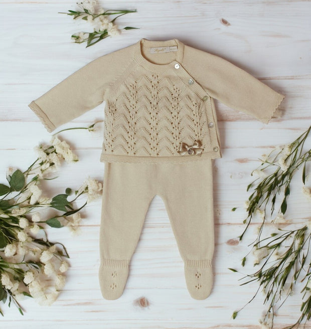 Coconut Beige Knitted Set