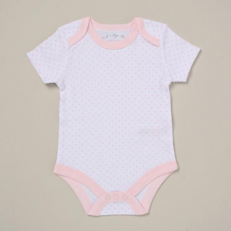 5 Piece Pink & White Layette Gift Set