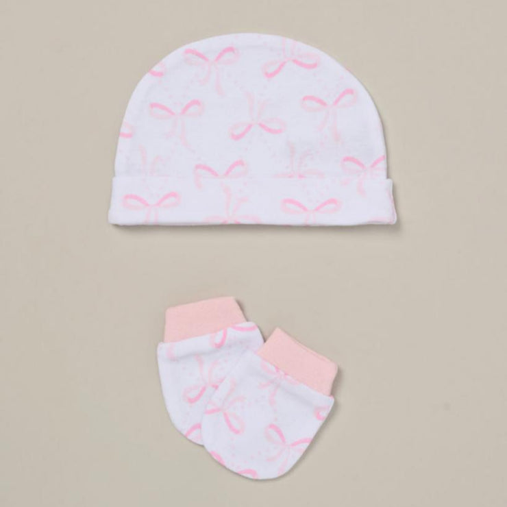 5 Piece Pink & White Layette Gift Set