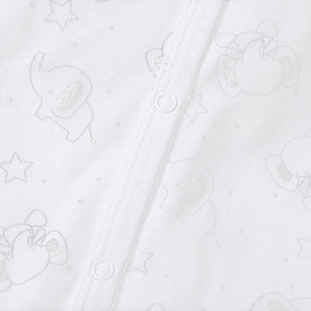 Elephant 5 Piece Unisex Grey & White Layette Gift Set