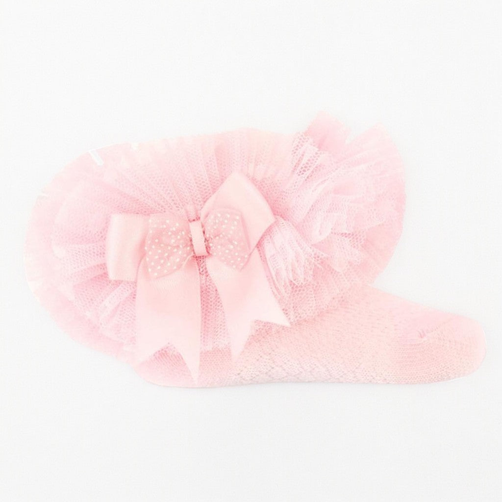 Pink Tutu Ankle Socks