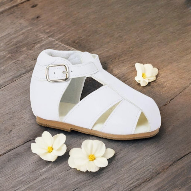 Sevva White Spanish Style 'Benjamin' Sandals