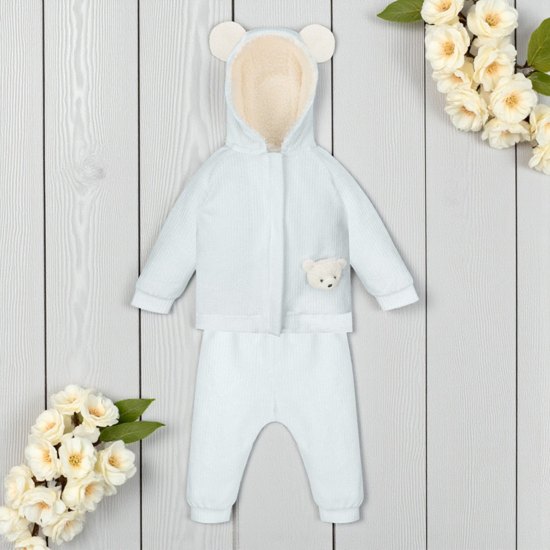 Jamiks Starri Blue Waffle Teddy Leisure Set