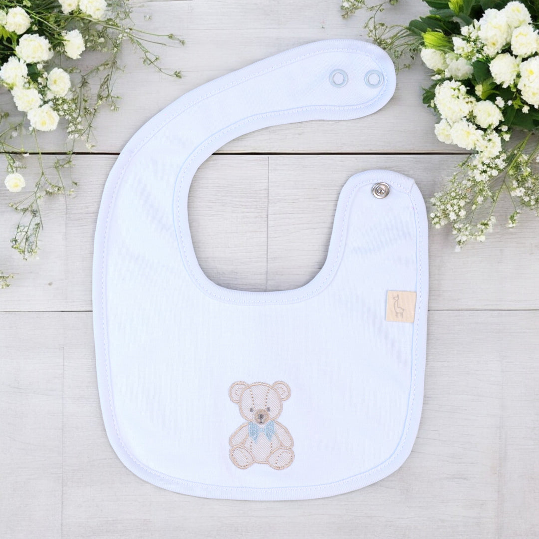 Baby Gi Blue Teddy & Me Bib