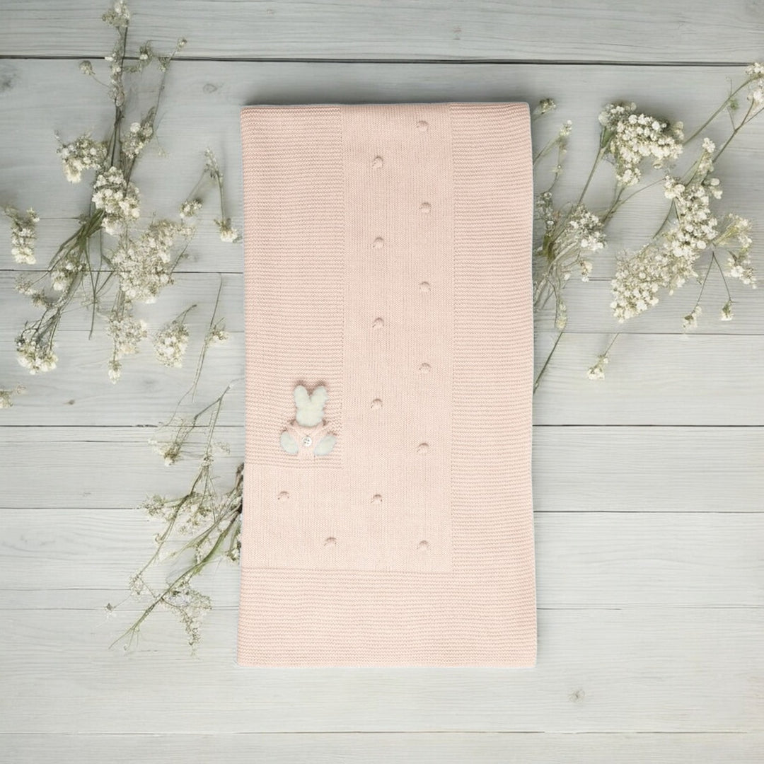 Mac ilusion Nude Knitted Bunny Shawl