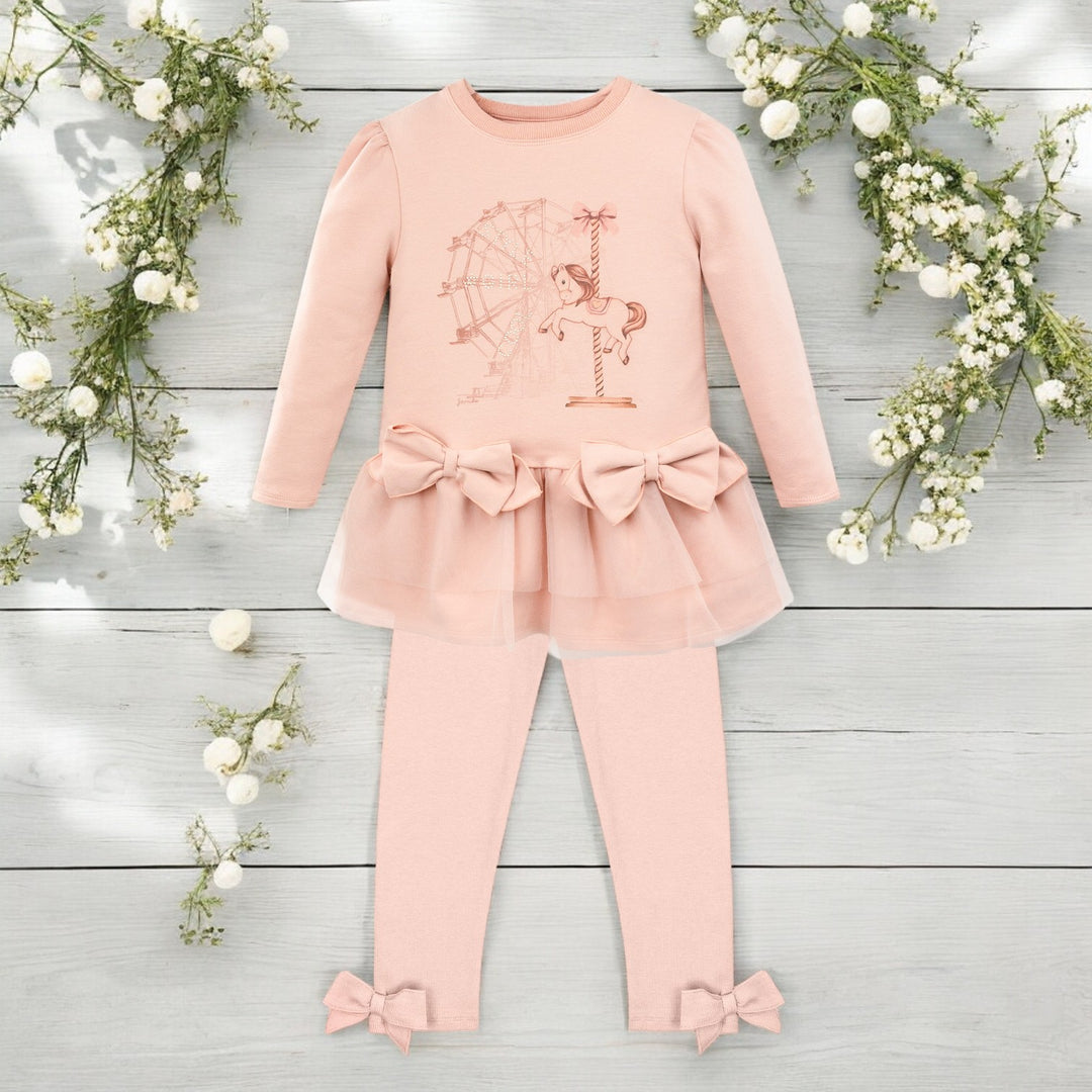 Jamiks Peach Tunic & Leggings Set