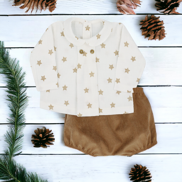 White Star Top & Camel Bloomers