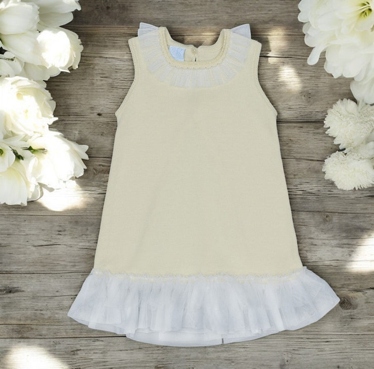Lemon & Tulle Sleeveless Knitted Dress