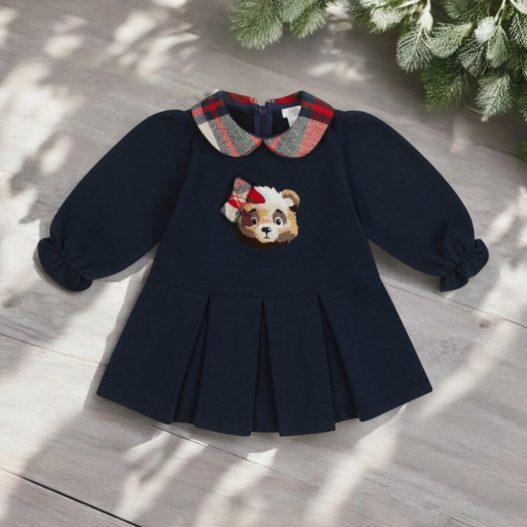 Deolinda Navy Bear Dress