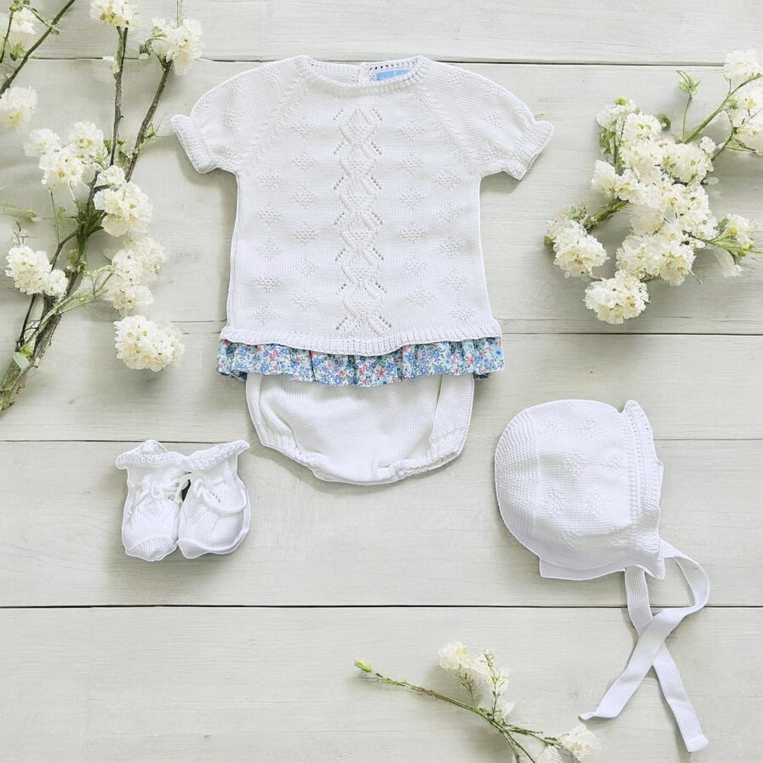 Mac Ilusion Cream Knitted Four Piece Set