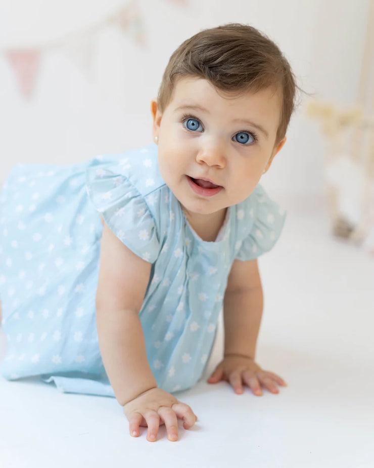 Duck Egg Blue Dress & Bloomers