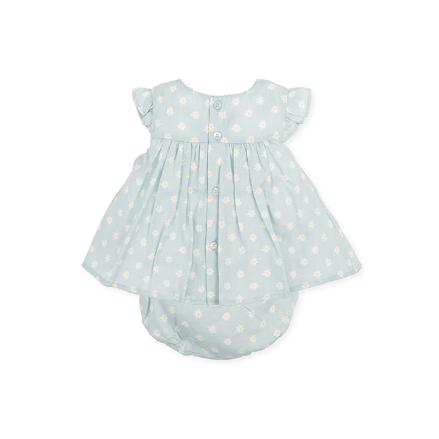 Duck Egg Blue Dress & Bloomers Back