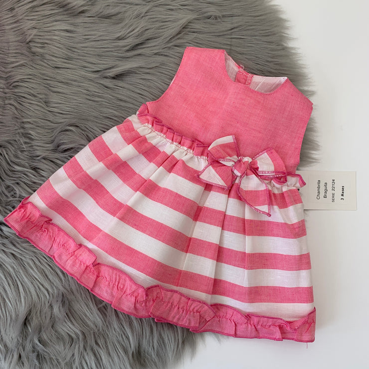 Hot Pink Candy Stripe Dress 