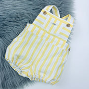 Lemon & White Dungarees