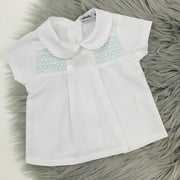 White Smocked Shirt