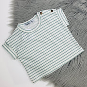Sage & Grey Stripe T-Shirt 